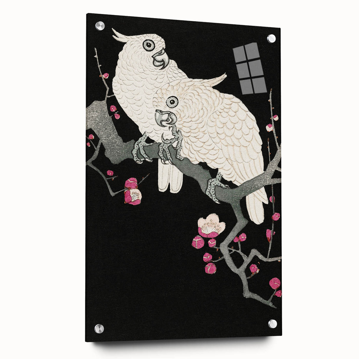 Grunge Aesthetic Birds Wall Art - Vintage Urban Grunge Print on Canvas