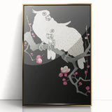 Grunge Aesthetic Birds Wall Art - Vintage Urban Grunge Print on Canvas