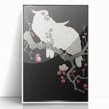 Grunge Aesthetic Birds Wall Art - Vintage Urban Grunge Print on Canvas