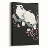 Grunge Aesthetic Birds Wall Art - Vintage Urban Grunge Print on Canvas