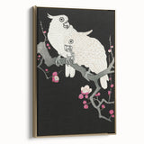 Grunge Aesthetic Birds Wall Art - Vintage Urban Grunge Print on Canvas