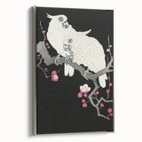 Grunge Aesthetic Birds Wall Art - Vintage Urban Grunge Print on Canvas