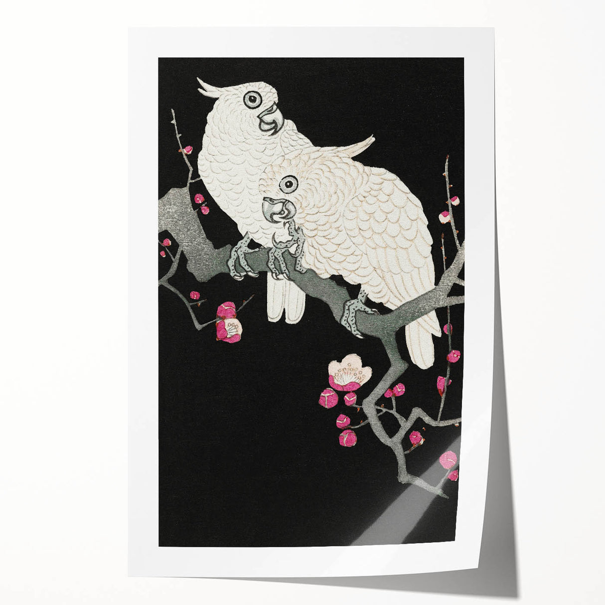 Grunge Aesthetic Birds Wall Art - Vintage Urban Grunge Print on Canvas