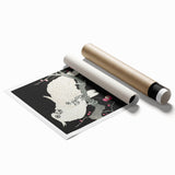 Grunge Aesthetic Birds Wall Art - Vintage Urban Grunge Print on Canvas