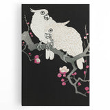 Grunge Aesthetic Birds Wall Art - Vintage Urban Grunge Print on Canvas