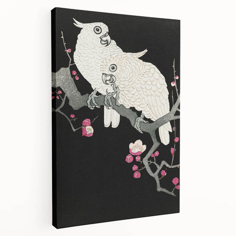 Grunge Aesthetic Birds Wall Art - Vintage Urban Grunge Print on Canvas