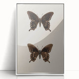 Vintage Grunge Art - Dark Butterfly Grunge Canvas Print - Urban Grunge Art