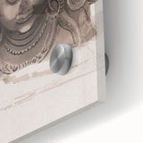 Grunge Wall Art - Vintage Sculpture Grunge Canvas Print - Distressed Art