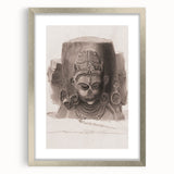 Grunge Wall Art - Vintage Sculpture Grunge Canvas Print - Distressed Art