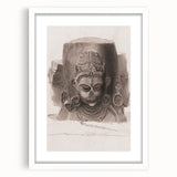 Grunge Wall Art - Vintage Sculpture Grunge Canvas Print - Distressed Art