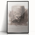 Grunge Wall Art - Vintage Sculpture Grunge Canvas Print - Distressed Art