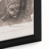 Grunge Wall Art - Vintage Sculpture Grunge Canvas Print - Distressed Art