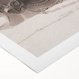 Grunge Wall Art - Vintage Sculpture Grunge Canvas Print - Distressed Art