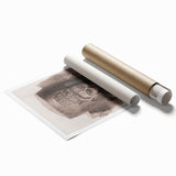 Grunge Wall Art - Vintage Sculpture Grunge Canvas Print - Distressed Art