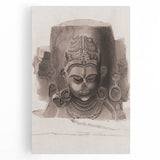 Grunge Wall Art - Vintage Sculpture Grunge Canvas Print - Distressed Art