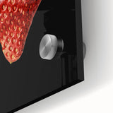 Grunge Canvas Print - Dark Strawberry Art - Vintage Grunge Aesthetic