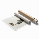 Grunge Snake and Butterfly - Vintage Grunge Aesthetic Canvas Print