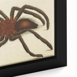 Grunge Spider Illustration - Vintage Grunge Aesthetic Canvas Print