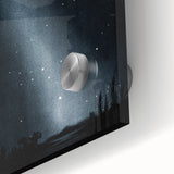 Grunge Wall Art - Starry Night Sky Print - Abstract Grunge Canvas Decor