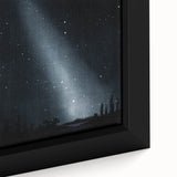 Grunge Wall Art - Starry Night Sky Print - Abstract Grunge Canvas Decor