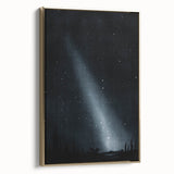 Grunge Wall Art - Starry Night Sky Print - Abstract Grunge Canvas Decor