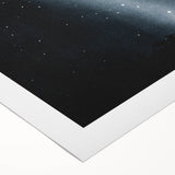 Grunge Wall Art - Starry Night Sky Print - Abstract Grunge Canvas Decor