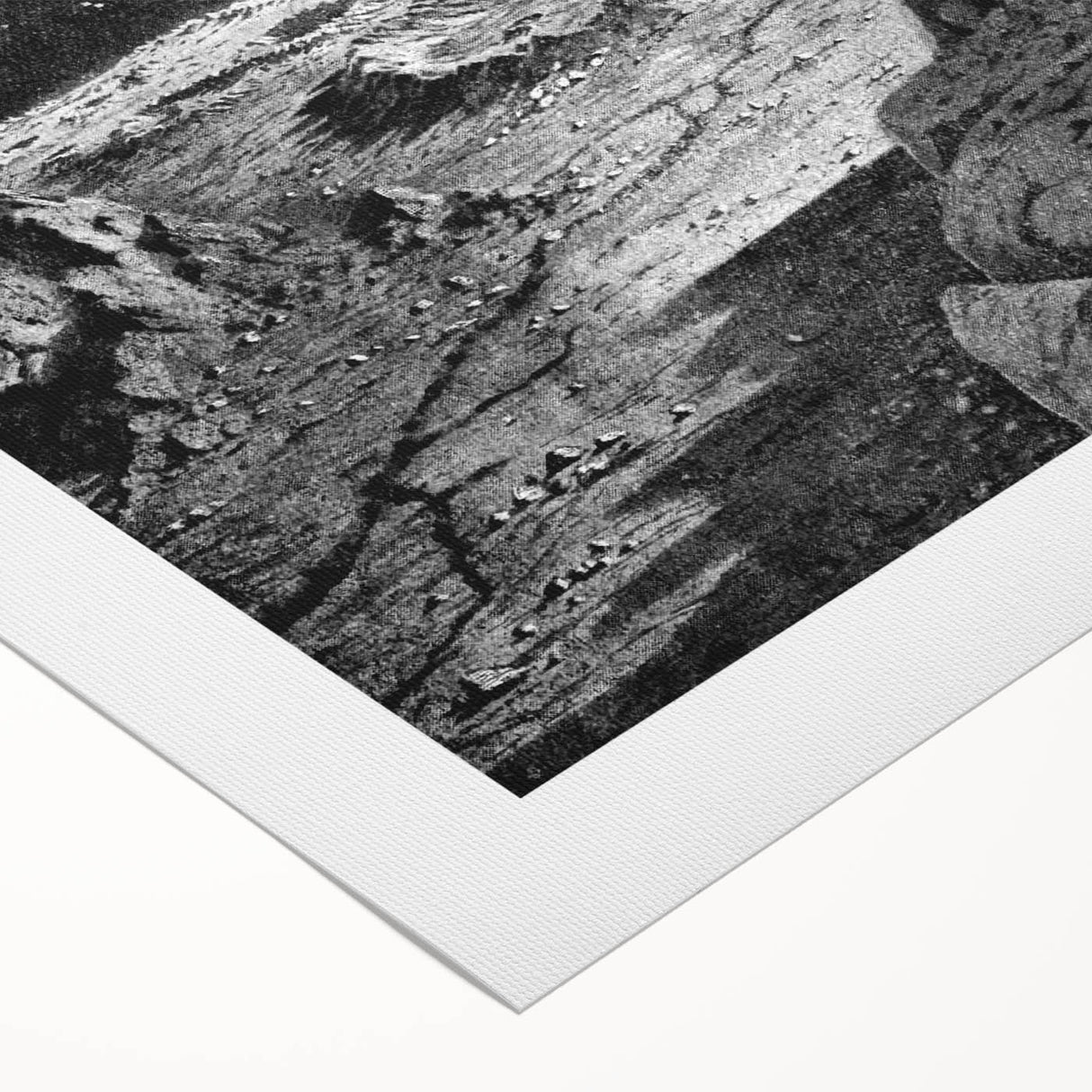 Grunge Wall Art - Cosmic Lunar Landscape Print - Space Grunge Decor