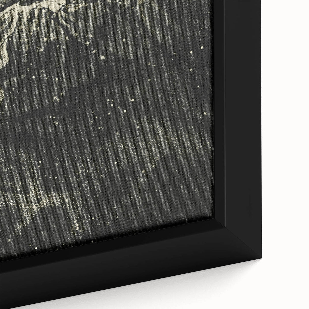 Cosmic Nebula Grunge Wall Art - Vintage Celestial Grunge Canvas Print