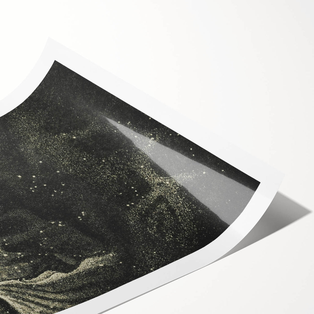 Cosmic Nebula Grunge Wall Art - Vintage Celestial Grunge Canvas Print