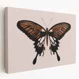 Urban Grunge Art | Grunge Butterfly Wall Art | Modern Grunge Canvas Print