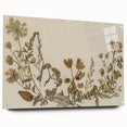 Vintage Grunge Floral Wall Art | Grunge Aesthetic Canvas Print | Distressed Art