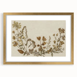 Vintage Grunge Floral Wall Art | Grunge Aesthetic Canvas Print | Distressed Art