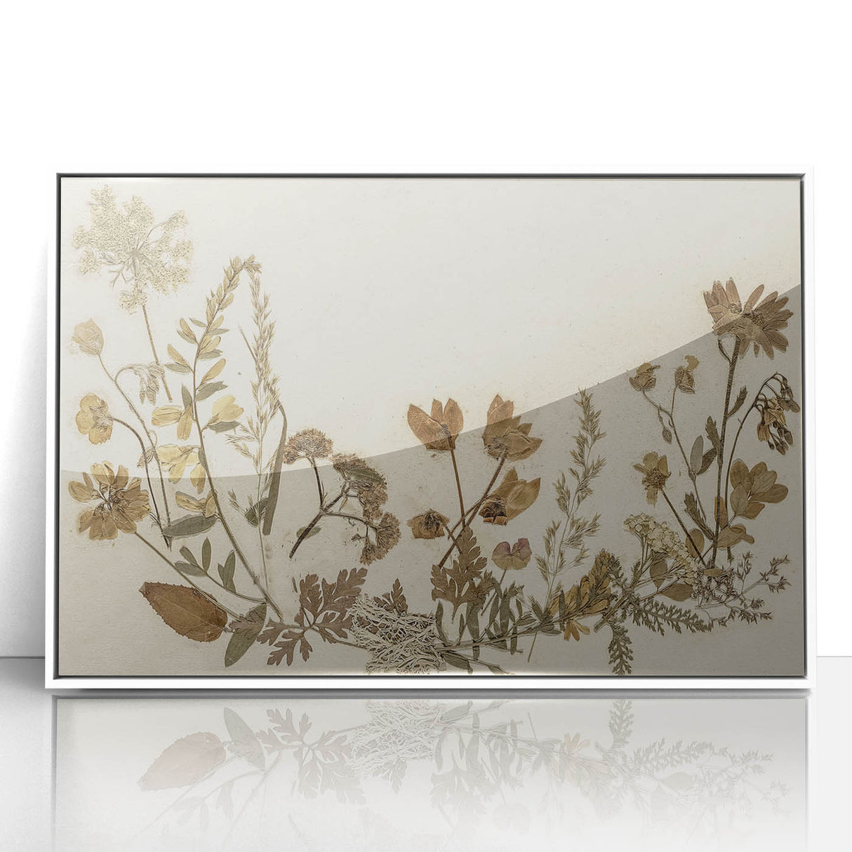 Vintage Grunge Floral Wall Art | Grunge Aesthetic Canvas Print | Distressed Art