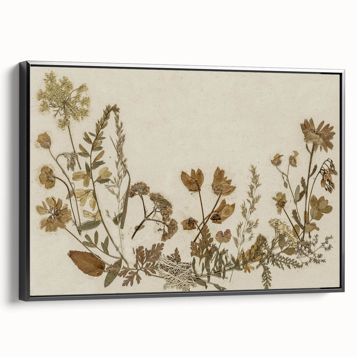 Vintage Grunge Floral Wall Art | Grunge Aesthetic Canvas Print | Distressed Art
