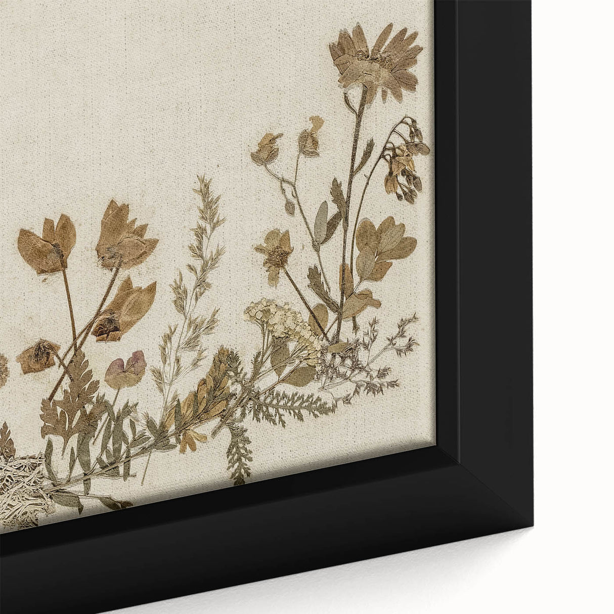 Vintage Grunge Floral Wall Art | Grunge Aesthetic Canvas Print | Distressed Art
