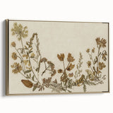 Vintage Grunge Floral Wall Art | Grunge Aesthetic Canvas Print | Distressed Art