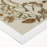 Vintage Grunge Floral Wall Art | Grunge Aesthetic Canvas Print | Distressed Art