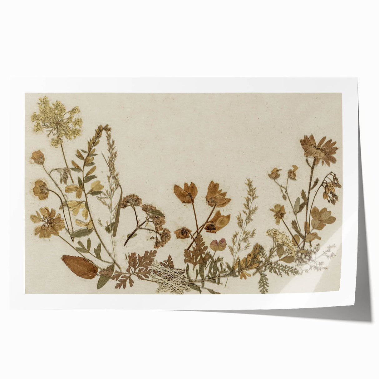 Vintage Grunge Floral Wall Art | Grunge Aesthetic Canvas Print | Distressed Art