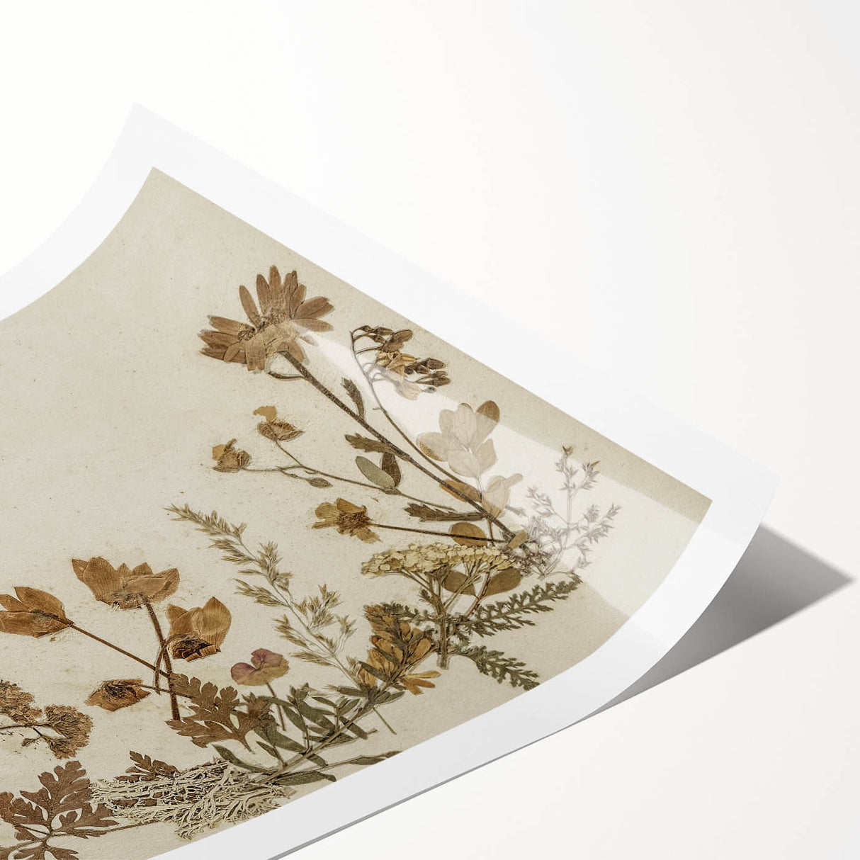 Vintage Grunge Floral Wall Art | Grunge Aesthetic Canvas Print | Distressed Art