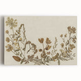 Vintage Grunge Floral Wall Art | Grunge Aesthetic Canvas Print | Distressed Art