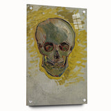 Edgy Urban Grunge Wall Art - Abstract Skull Grunge Aesthetic Decor