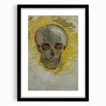 Edgy Urban Grunge Wall Art - Abstract Skull Grunge Aesthetic Decor