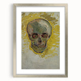 Edgy Urban Grunge Wall Art - Abstract Skull Grunge Aesthetic Decor