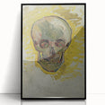 Edgy Urban Grunge Wall Art - Abstract Skull Grunge Aesthetic Decor