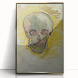 Edgy Urban Grunge Wall Art - Abstract Skull Grunge Aesthetic Decor