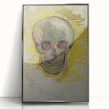 Edgy Urban Grunge Wall Art - Abstract Skull Grunge Aesthetic Decor