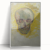 Edgy Urban Grunge Wall Art - Abstract Skull Grunge Aesthetic Decor