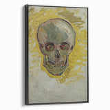 Edgy Urban Grunge Wall Art - Abstract Skull Grunge Aesthetic Decor