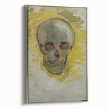 Edgy Urban Grunge Wall Art - Abstract Skull Grunge Aesthetic Decor