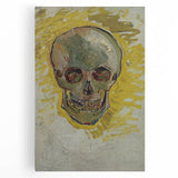 Edgy Urban Grunge Wall Art - Abstract Skull Grunge Aesthetic Decor